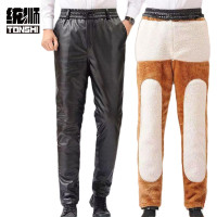 统狮 防寒皮夹克裤 Y00 件 4XL 黑色