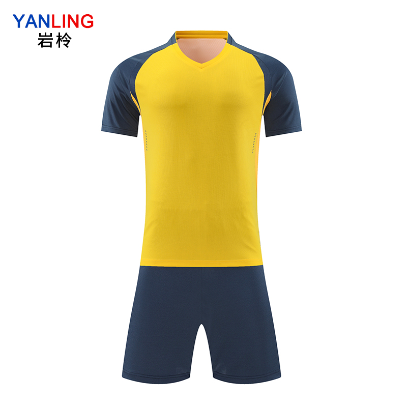 岩柃足球服套装 25Y4ZQ003 荧光黄 M