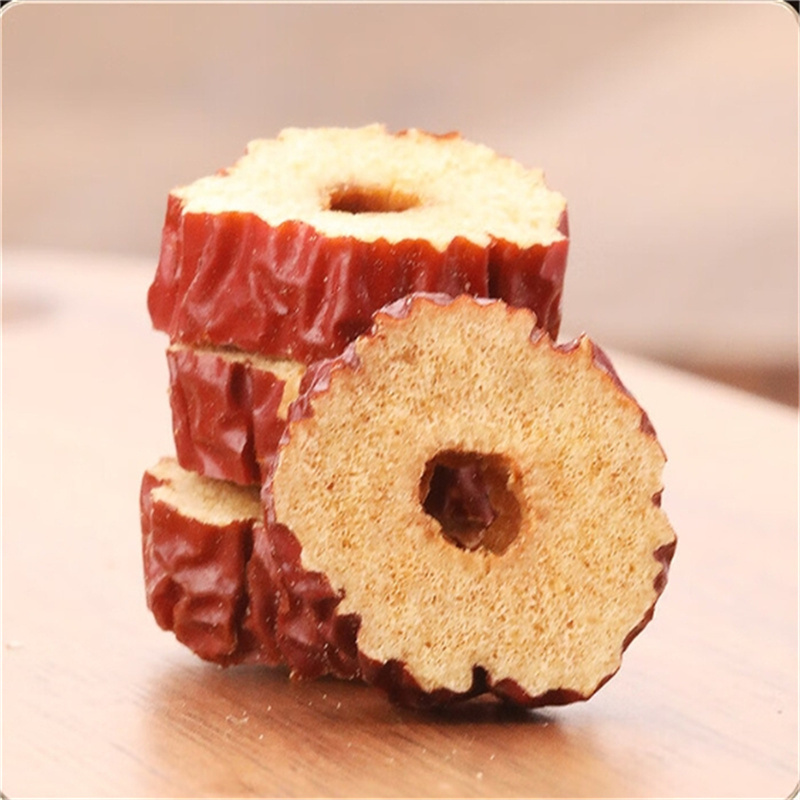 红枣圈无核红枣片干吃泡水新疆优质灰枣脆枣子干吃即食特产红枣干9260高清大图