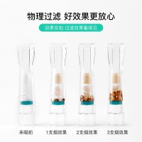 zobo正牌粗细一体两用一次性烟嘴男女三重健康过滤嘴抛弃型净烟器ZB-138