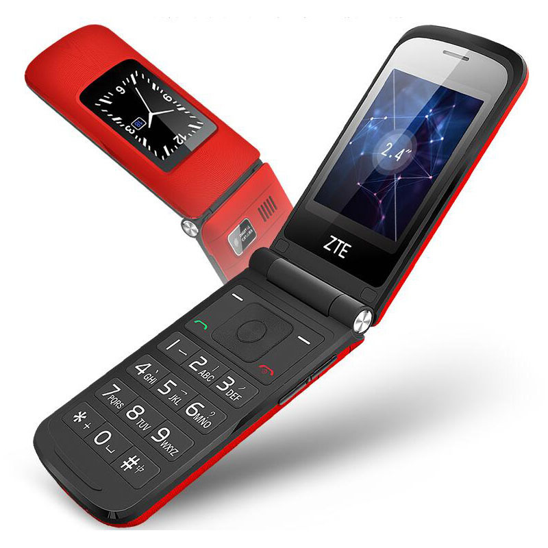 zte中兴l660老年人翻盖手机商务移动联通双卡双待手机双屏显示翻盖l