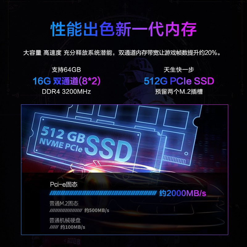 [预售2021款]机械革命(MECHREVO)蛟龙7E 17.3英寸游戏本赛博朋克笔记本电脑 蛟龙R7-4800H 16G 512G固态 RTX3060满血版 144Hz电竞屏