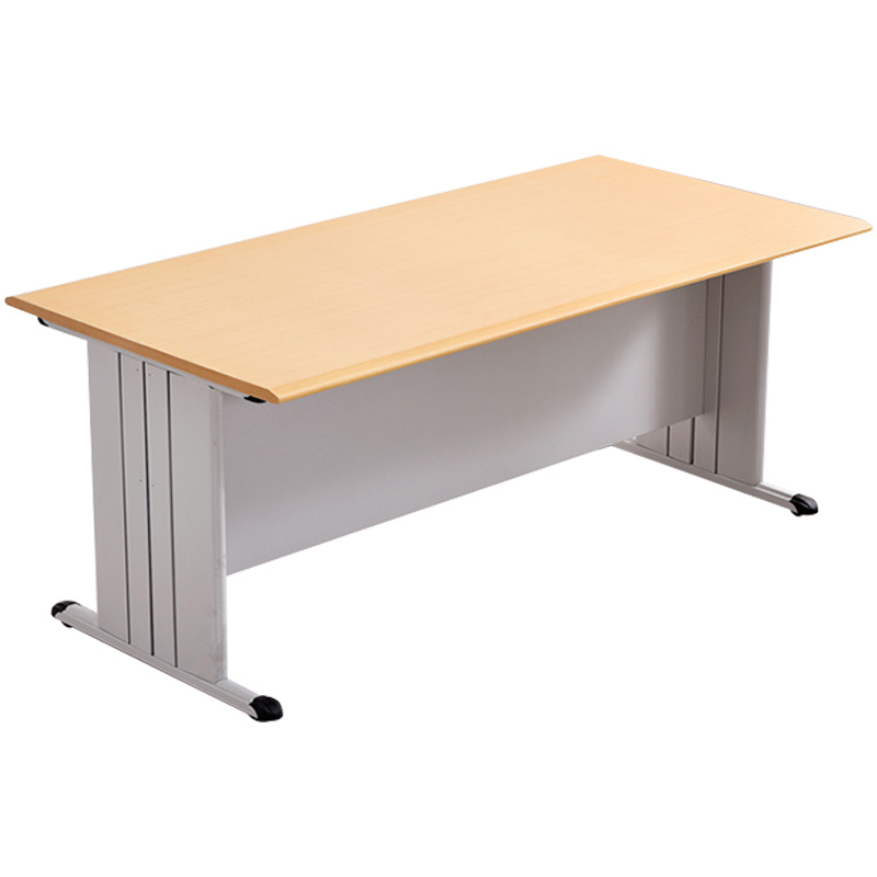 三圣 学校图书馆阅览桌阅览室桌椅防火面板钢木长条会议培训桌读书桌-颜色可备注到收货地址后 阅览桌1600*800*740mm