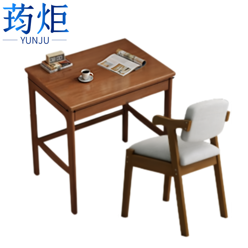 荺炬学习桌书桌含椅高清大图