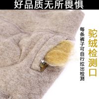 市产五层加厚加绒驼绒大码男保暖裤女绒裤中老年羊毛棉裤