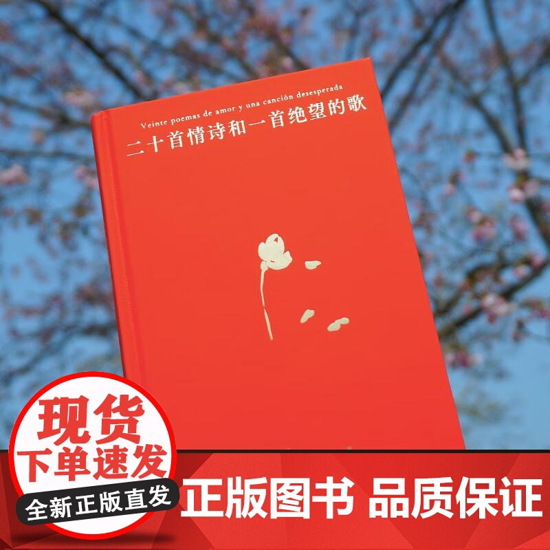 二十首情诗和一首绝望的歌 聂鲁达 西班牙语直译 精装典藏版 经典情诗集 诺奖诗人 外国诗歌 果麦文化高清大图