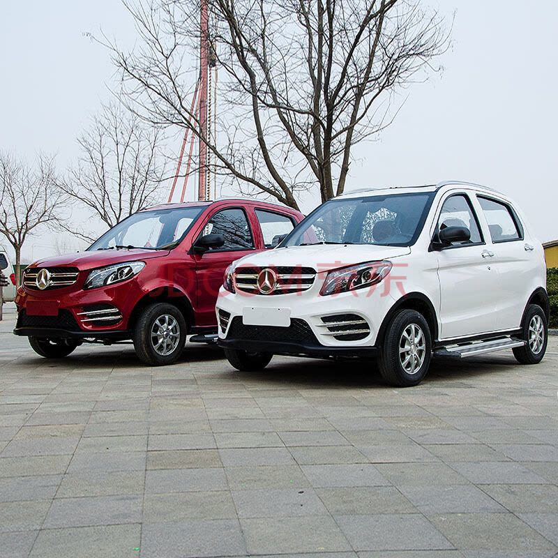 婉晨 新款老年代步车新能源电动四轮车成人电动汽车轿车油电两用带冷暖4/5人五门越野接送孩子上下班 支持货到付款图片