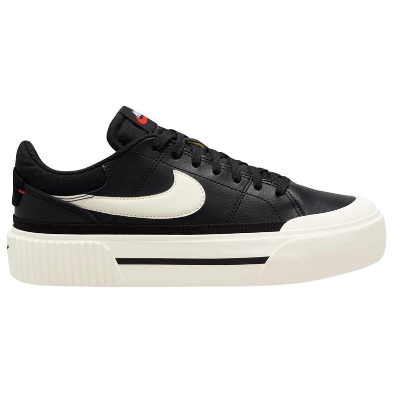 耐克(NIKE)经典复刻平台缓震休闲运动女鞋街潮百搭室内训练鞋 Black/Orange/White 39