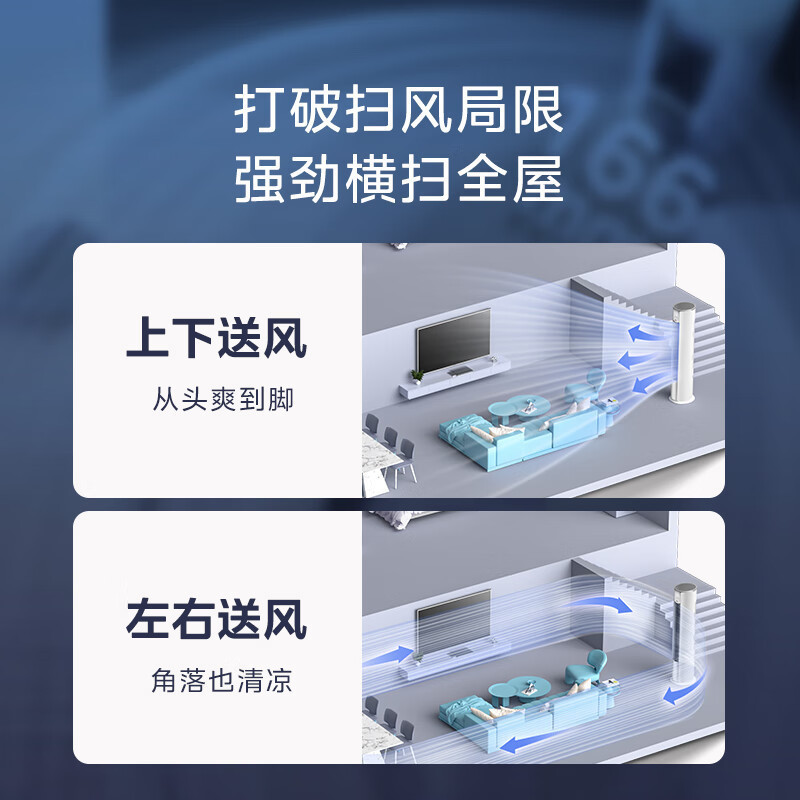 美的(Midea)空调锐云3匹p智能新一级全直流变频冷暖圆柱落地立式柜机客厅家用节能省电KFR-72LW/N8XHA1Ⅱ