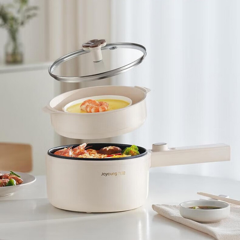 九阳电煮锅1.6L旋钮操作简易操控经久耐用HG16-G169高清大图