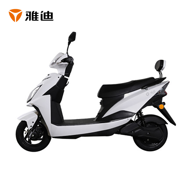 雅迪yadea新款锐领电动车72v超长续航代步车运动踏板车电动摩托车外卖