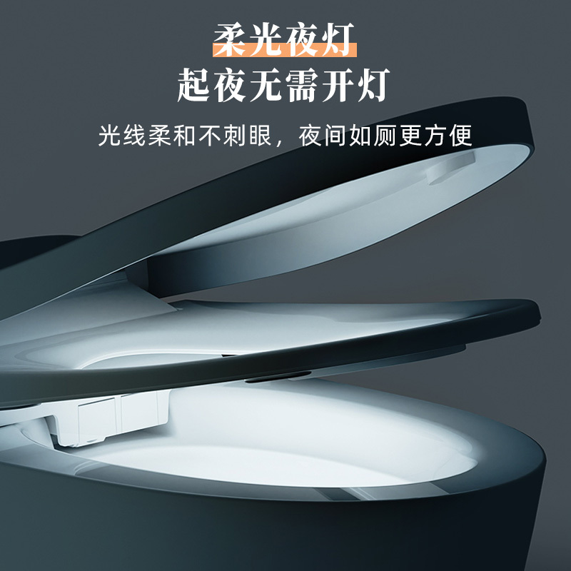 便洁宝(Bejoan)家用马桶自动无水压智能一体式白色坐便器抗菌座圈即热暖风烘干N20B-A 400坑距