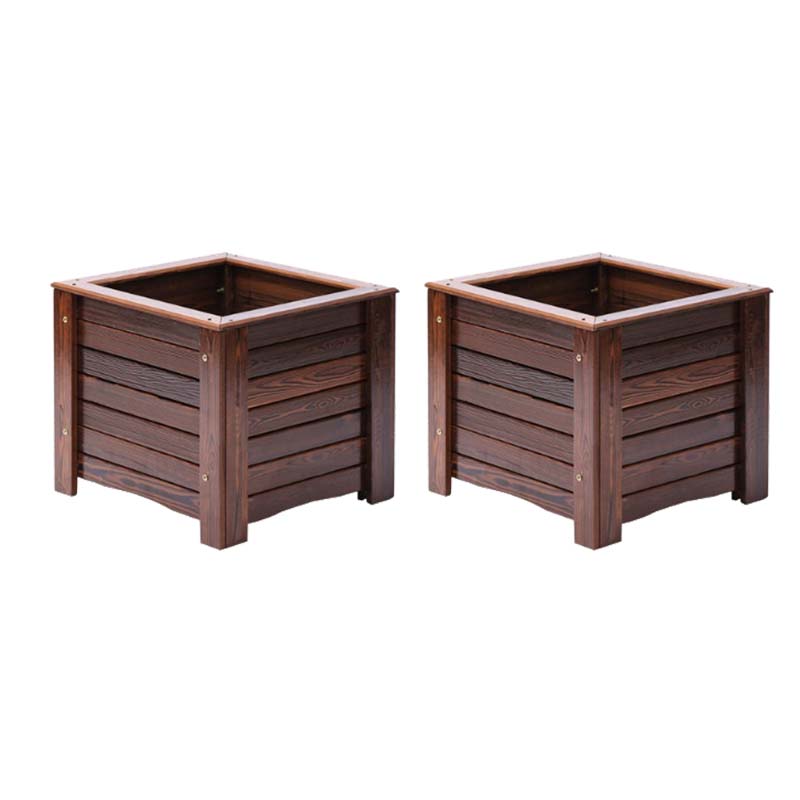 安虎 户外防腐木花箱 70*70*62cm 个高清大图
