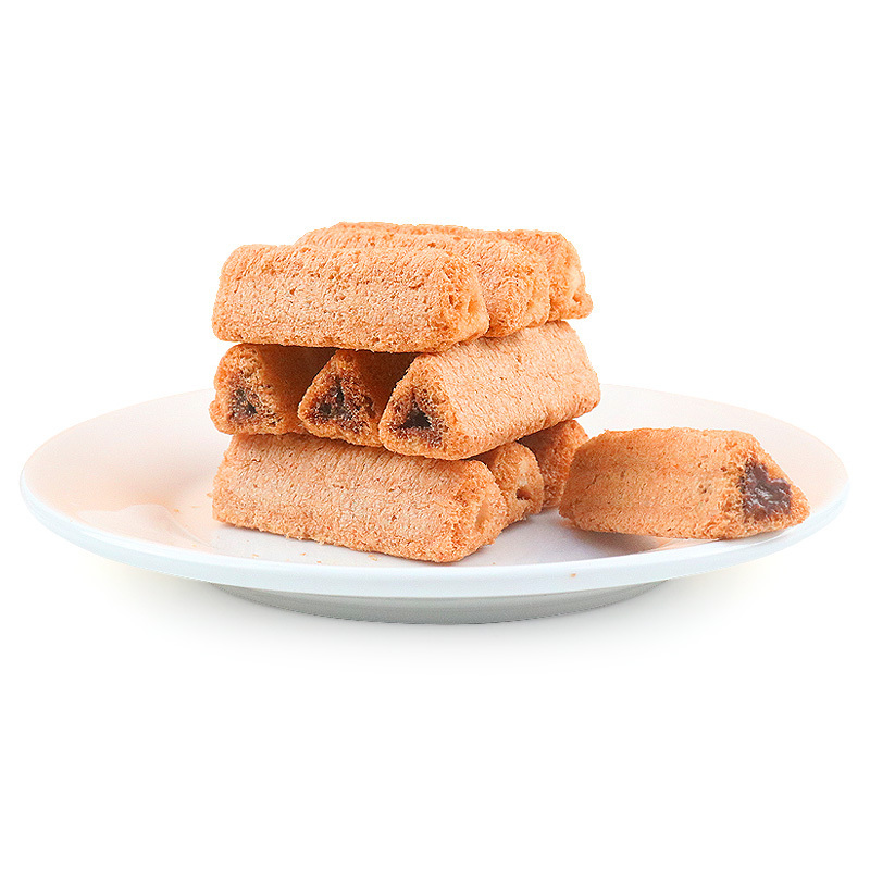 手指尖金字塔巧克力夹心威化饼干三角酥网红休闲零食50根整盒