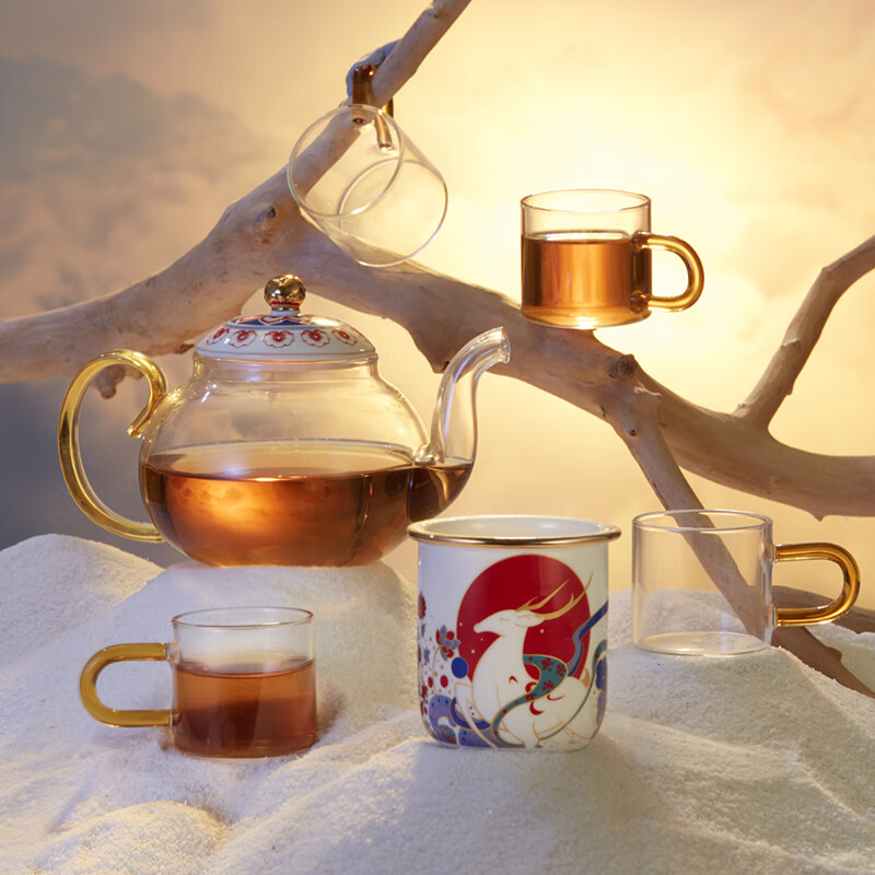 共禾京品九色鹿茶具组高清大图