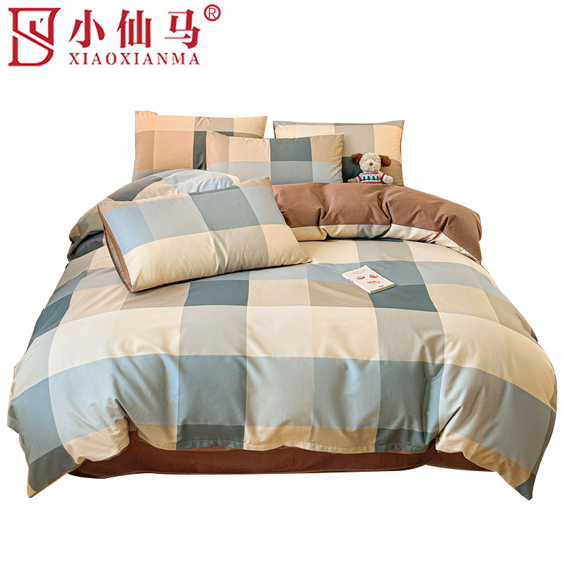 小仙马 全棉印花四件套 SX-3JT2055 套高清大图
