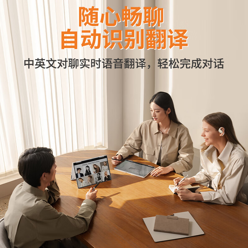 纽曼(Newsmy) LY50无线蓝牙耳机挂耳式翻译同声传译AI智能超长续航降噪通用