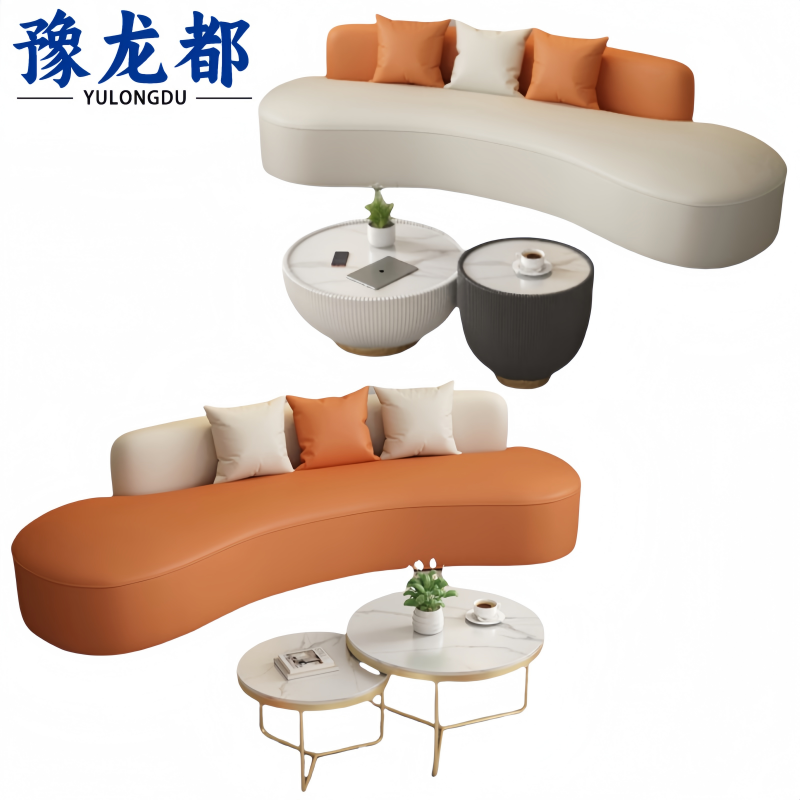 豫龙都沙发2.3m套高清大图