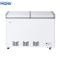 海尔(Haier)FCD-217SEE 217升 蝶形门卧式双温冰柜商用 侧掀门双温冷柜 家用商用二合一冰箱