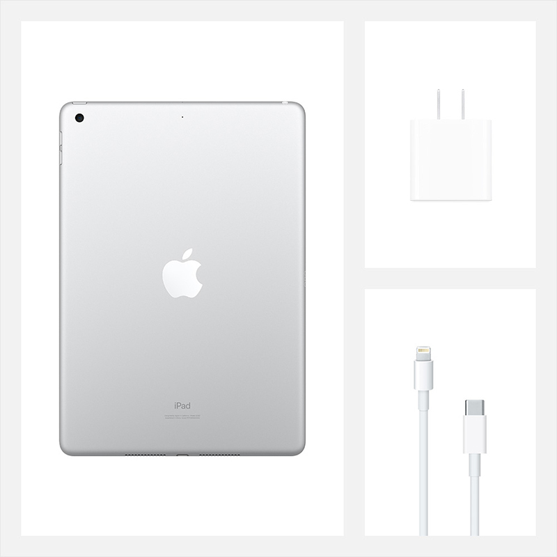 2020款 Apple ipad8代 10.2英寸 32G WLAN版 平板电脑 MYLA2CH/A 银色
