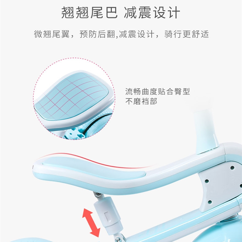 永 久sh201二合一儿童三轮车脚踏车可折叠一车两用自行车滑行车宝宝玩具车 2-6岁