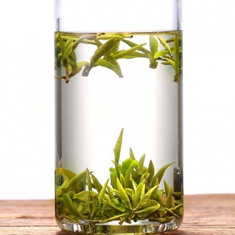 山毛峰新茶好茶叶高山绿茶雨明前春茶特级毛尖茶一芽一叶款水杯