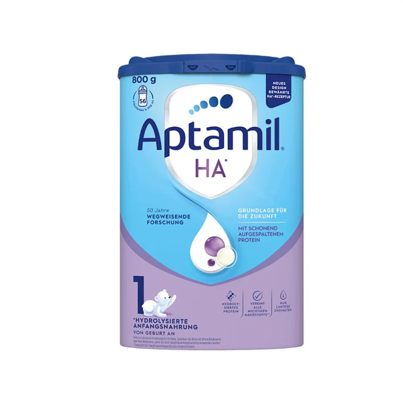 德国新版爱他美婴幼儿童HA免敏奶粉1段适度半水解蛋白