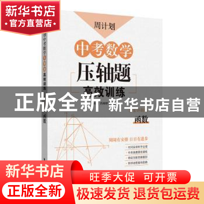 正版 周计划·中考数学压轴题高效训练:答案详解版:函数 刘弢 华东高清大图