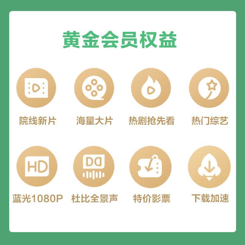 爱奇艺(iQIYI)黄金会员季卡