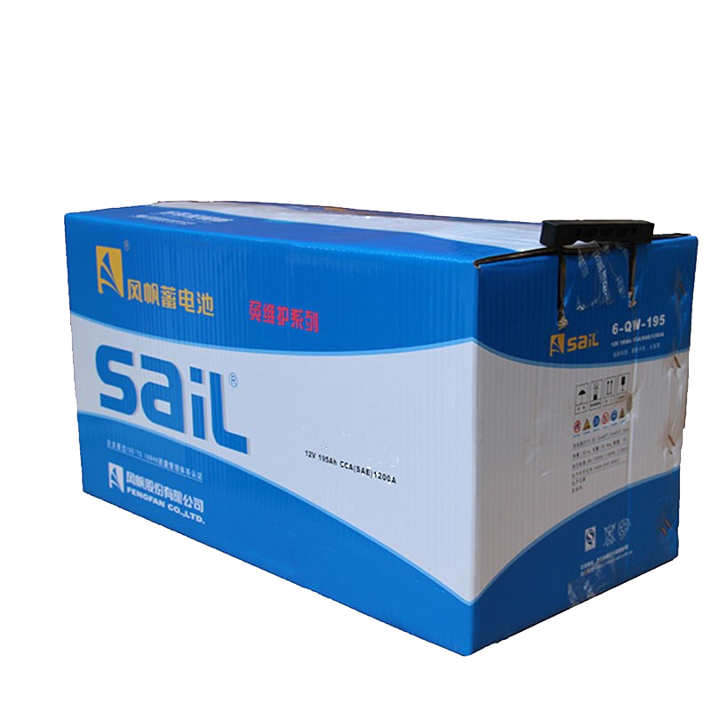 风帆(sail)免维护电瓶 蓄电池 6-QW-200 200AH