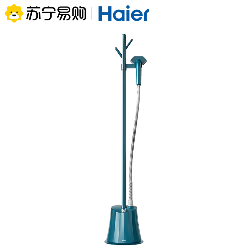 海尔(Haier)挂烫机家用电熨斗手持熨烫机蒸汽小型立式挂式烫衣服神器1.8升水箱双重防干烧HY-GD2218A