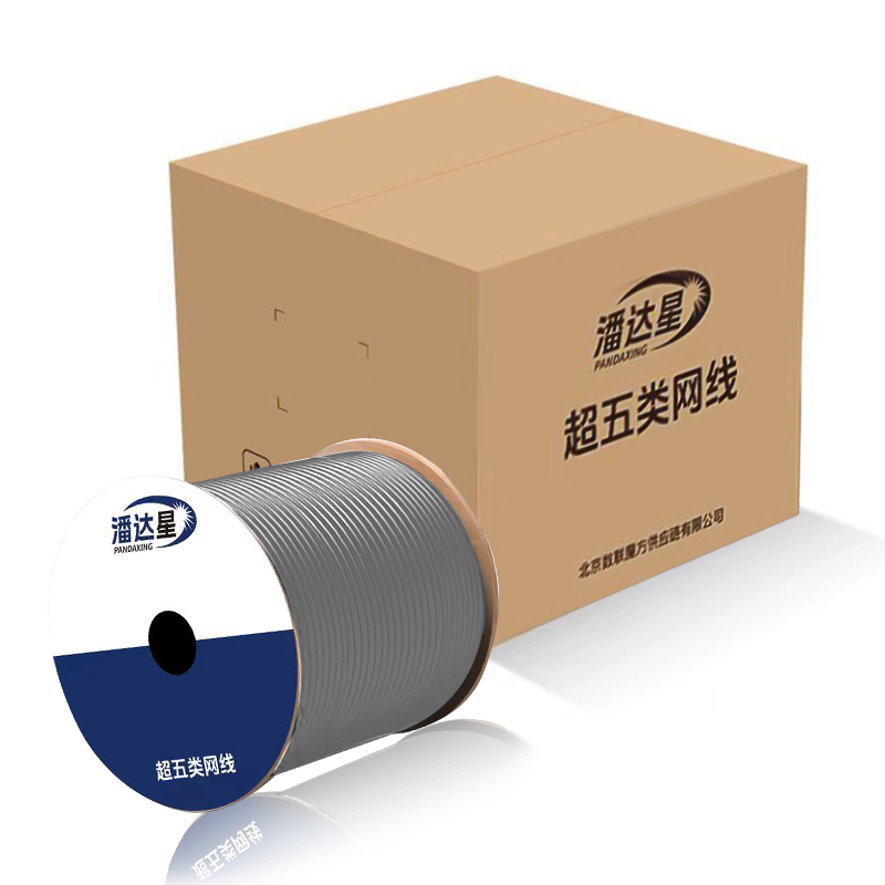 潘达星 PDX-XXDL-SC5E51GY 超五类4对双屏蔽网线 305m/轴 浅灰色