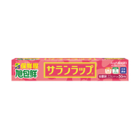 旭包鲜 日本原装进口耐高温易撕保鲜膜加量22cm*50m PVDC材质 大卷增厚微波炉冰箱适用保鲜膜 新老包装随机发