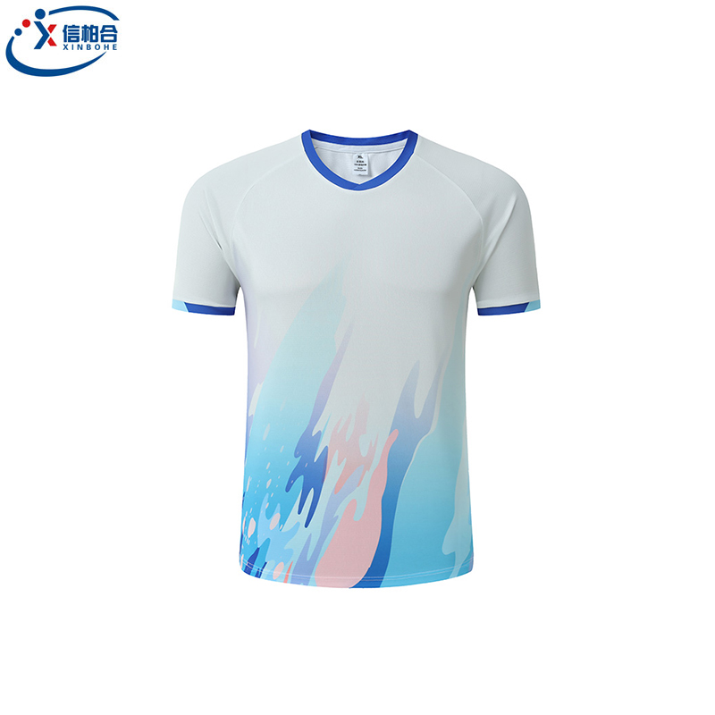 信柏合羽毛球服XH57/套高清大图