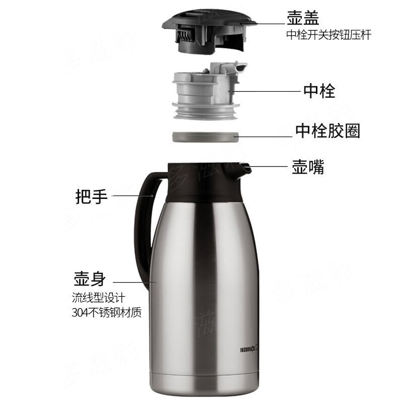 象印(ZO JIRUSHI)保温保冷壶 1500ml不锈钢真空暖瓶家用办公咖啡水壶