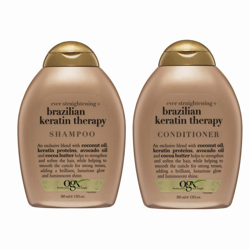 ogx巴西角蛋白护发素385ml洗发水385ml洗护套装视频