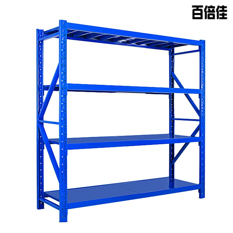 新款创意货架仓储仓库库房重型金属储物货架轻中型服装家用置物架展示架壹德壹