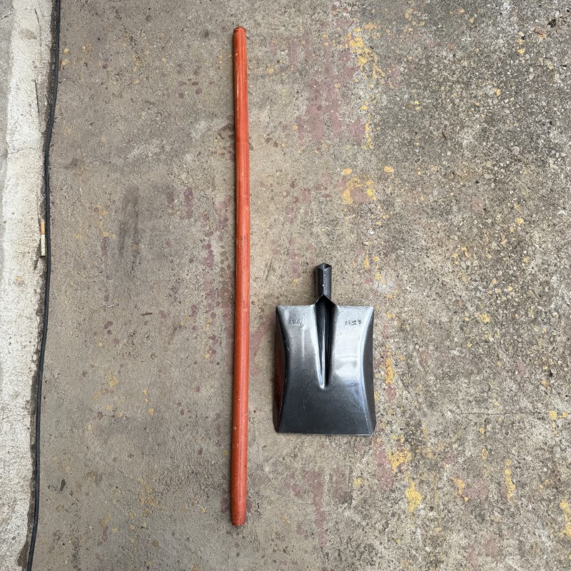 锰钢加厚中平铲带木铲柄 单位/把高清大图