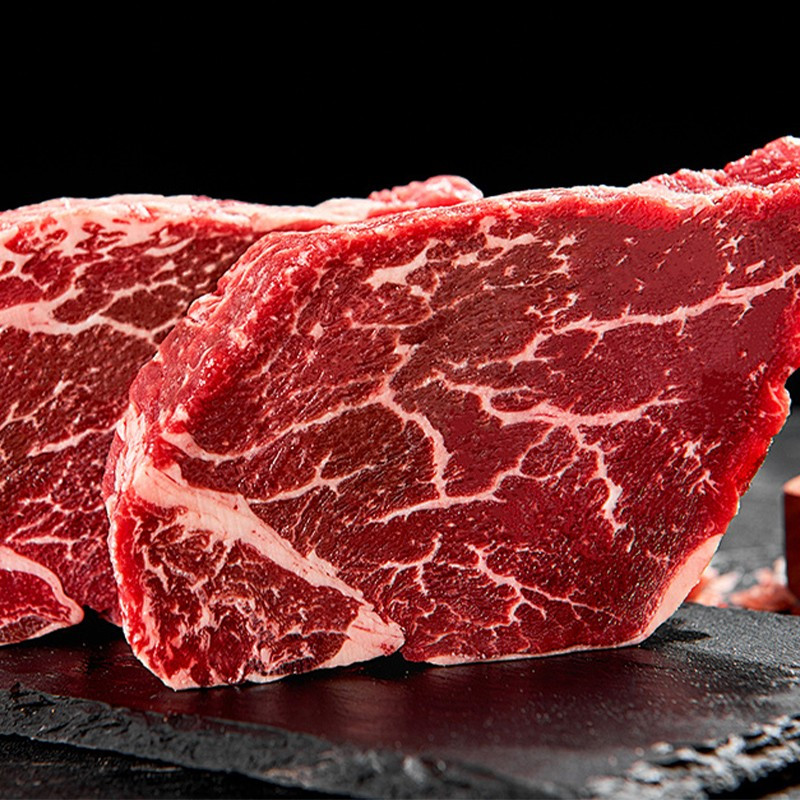 货出六盘 宁夏西吉县谷草饲喂养 六盘山牛肉 精品黄牛原切菲力牛排180g*4