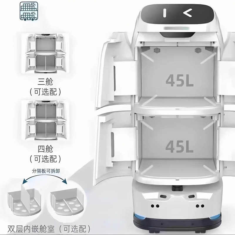 西科擎朗配送机器人XW-W3lite高清大图