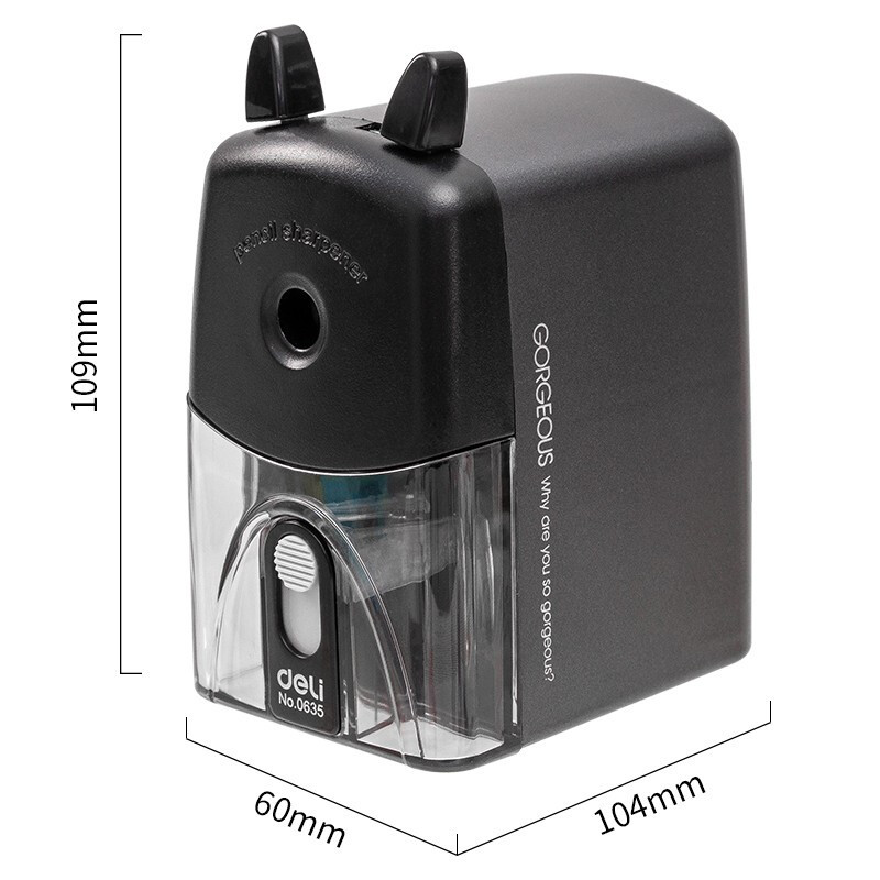 得力(deli) 0635削笔机(黑)高清大图