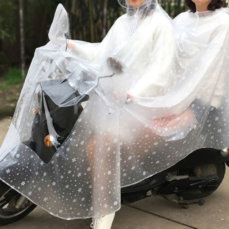 雨衣电瓶车双人母子成人骑行加大加厚电动车自行车摩托车雨披生活日用晴雨用具雨披雨衣
