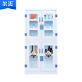 尔迈 PP药品柜耐腐蚀性化学品安全柜强酸强碱化学品仪器柜1800*900*450mm 上玻下玻 白色