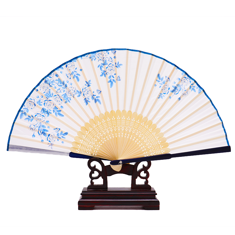 庐轩 Luxuan 降温用品扇子折扇中国风女式学生古风流苏夏季随身携带古装古代汉服小竹扇 价格图片品牌报价 苏宁易购时分好物家居专营店