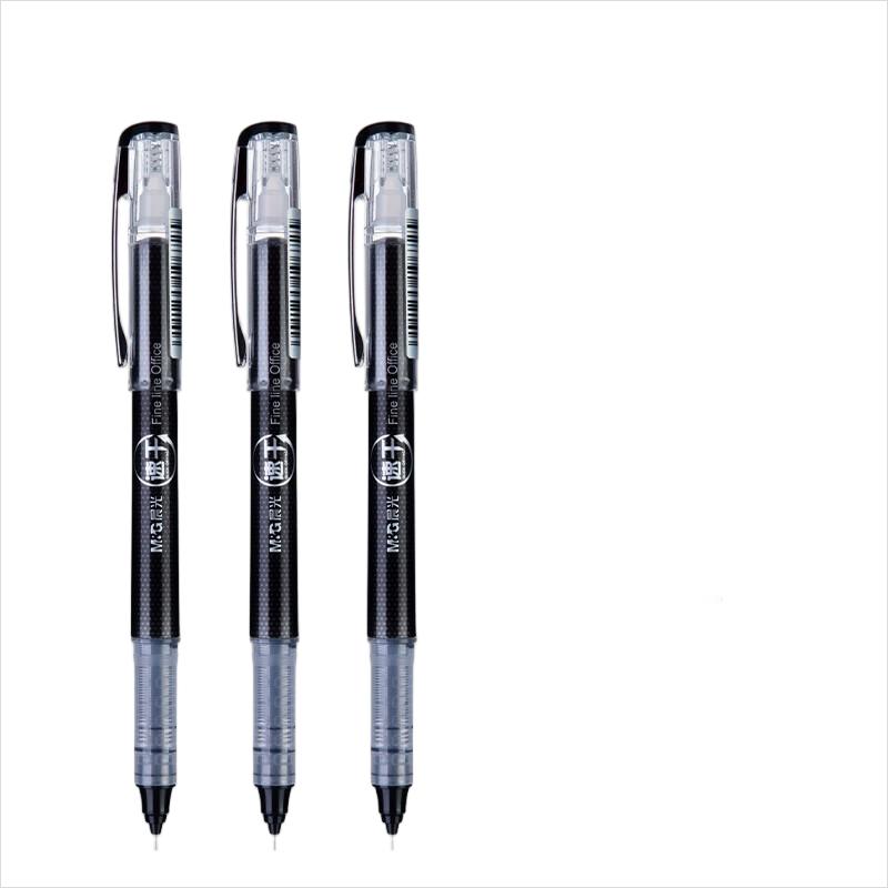 晨光(M&G) ARP50904 直液式笔 0.38mm 黑色 12支/盒高清大图