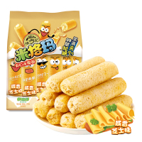 徐福记米格玛178g咸香芝士味夹心米果卷能量棒糙米卷饼干休闲膨化小零食品小吃下午茶糕点心