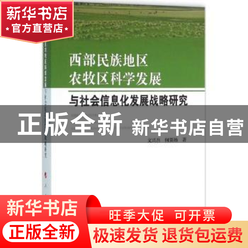 正版 西部民族地区农牧区科学发展与社会信息化发展战略研究 文兴高清大图