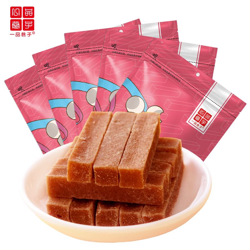 一品巷子山楂条208*5袋山楂卷果糕蜜饯果脯儿时记忆果脯零食