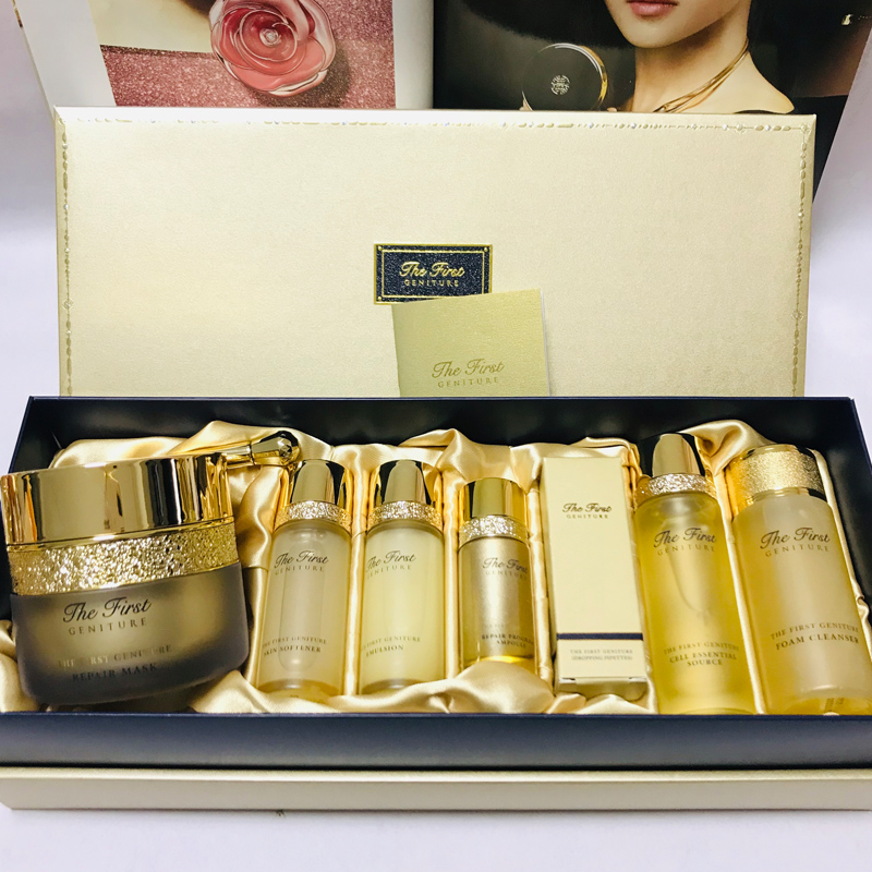 欧惠(ohui)欧蕙修复水乳安瓶套盒 补水保湿紧致毛孔 极v致护肤礼盒