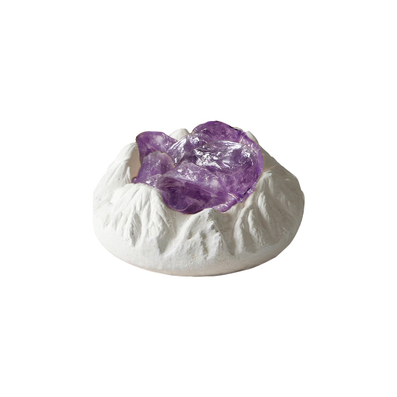 臻远 ZY-ZGTT-49 香薰晶石 火山套装乌拉圭紫 薰衣草(含10ml精油)